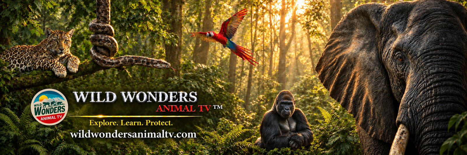 Wild Wonders Animal TV — Explore. Learn. Protect.